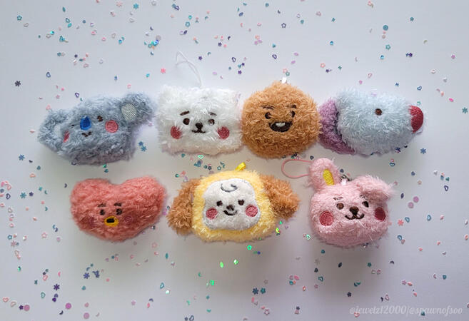 BT21 Plushie Charms | $12